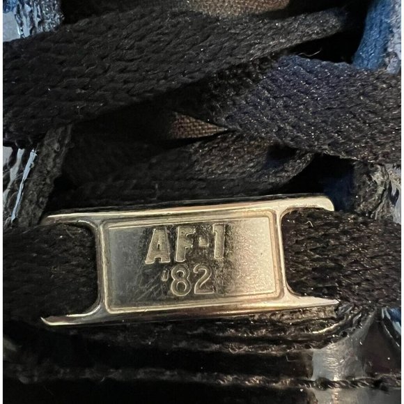 Nike Air Force 1 ’07 Low Men’s Size 11 Black Silver 2010 Release 315122-010 - Picture 5 of 9